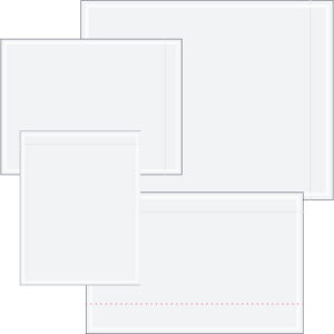 5 1/2 x 10" "Clear Face" Document Envelopes