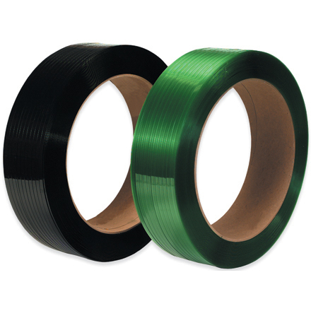 1/2" x 3250' - 16 x 3" Core Polyester Strapping - Smooth