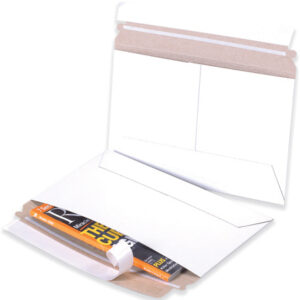 9 x 6" White Side Loading Stayflats Lite® Mailers