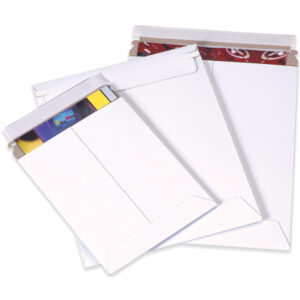 11 x 13 1/2" White Self-Seal Stayflats Plus® Mailers