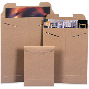 12 3/4 x 15" Kraft Stayflats® Mailers