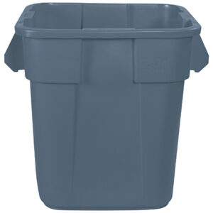 Rubbermaid® Brute® Square Trash Can - 28 Gallon, Gray
