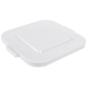 Rubbermaid® Brute® Square Trash Can Flat Lid - 28 Gallon, White