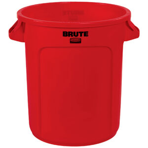 Rubbermaid® Brute® Trash Can - 10 Gallon, Red