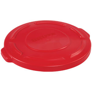 Rubbermaid® Brute® Flat Trash Can Lid - 20 Gallon, Red