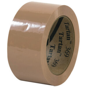 2" x 110 yds. Tan (6 Pack) Tartan™ Box Sealing Tape 369