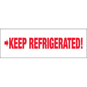 3" x 110 yds. - "Keep Refrigerated" Tape Logic® Messaged Carton Sealing Tape