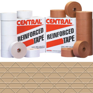 72mm x 375' White Central® 235 Reinforced Tape