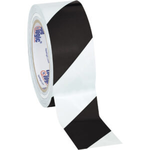 2" x 36 yds. Black/White (3 Pack) Tape Logic® Striped Vinyl Safety Tape