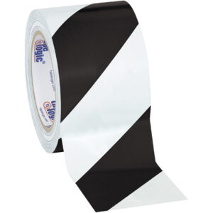 3" x 36 yds. Black/White (3 Pack) Tape Logic® Striped Vinyl Safety Tape
