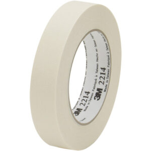 1 1/2" x 60 yds. (12 Pack) 3M Paper Masking Tape 2214