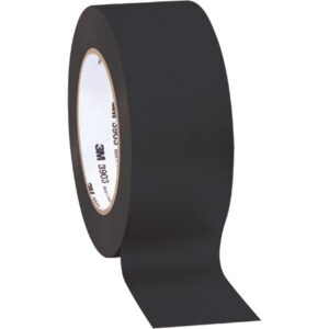 2" x 50 yds. Black 3M Vinyl Duct Tape 3903