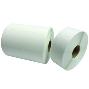 2 1/4 x 2" White Desktop Direct Thermal Labels