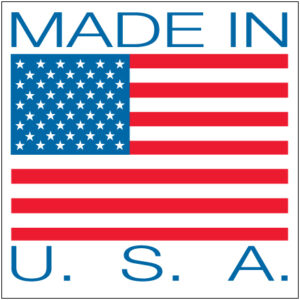4 x 4" - "Made in U.S.A." Labels