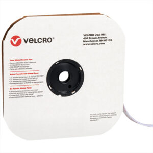 5/8" x 75' - Loop - White VELCRO® Brand Tape - Individual Strips