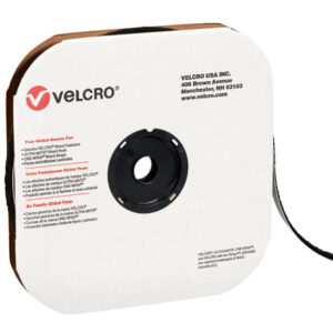 3/4" x 75' - Hook - Black VELCRO® Brand Tape - Individual Strips