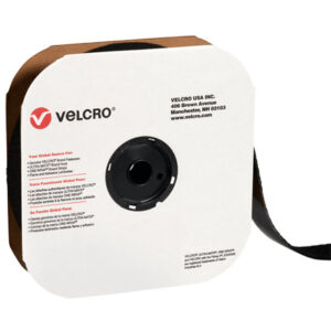 4" x 75' - Hook - Black VELCRO® Brand Tape - Individual Strips