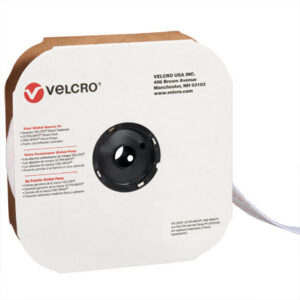 4" x 75' - Loop - White VELCRO® Brand Tape - Individual Strips