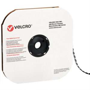 5/8" - Hook - Black VELCRO® Brand Tape - Individual Dots