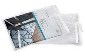 13650 - Clear Postal Approved Poly Mailing Bags 9 x 12  - lip and tape - 1,000 bags per case