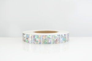 1SQHOLO100 - 1" x 1" Square Holographic Scratch offs - 20k per roll/case 100k