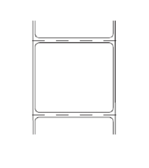 225-200 DT E - Direct Thermal Continuous Roll Labels - 2 3/8 width - 3 1/2 outside diameter - 1 core - 2 1/8 repeat - 12 rolls per case - 725 labels per roll