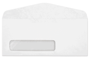 2328 - #9 - 24lb Western Sulphite SFI "A" Window (1 1/8 x 4 3/4, 3/4L - 1/2B) - 2500 per carton