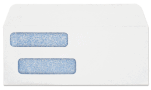 2371 - 3 9/16 x 8 3/4 - 24lb Wesco Tint SFI Double Window - 2500 per carton