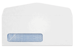 3136 - #10 - 24lb Wesco Tint SFI "A" Window (1 1/8 x 4 3/4, 3/4L - 1/2B) - 2500 per carton