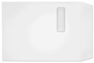 4915 - 9 x 12 - 28lb Western Sulphite SFI Open End Catalog Window #3 (1 1/4 x 3 3/4, 7/8L - 8 1/4B) - 500 per carton