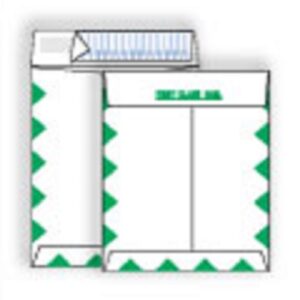 5270 - 10 x 13 - 25 Western Dura-Print FSC Open End Catalog Kwik-Tak First Class Border - 500 per carton