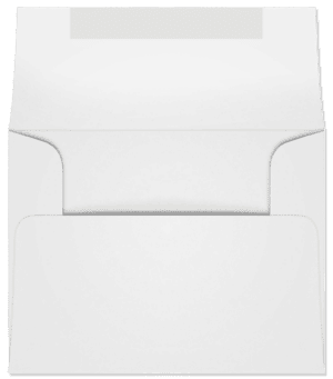 7007 - A-2 (4 3/8 x 5 3/4) - 24lb Ultra White SFI Announcement Envelope - 5000 per carton