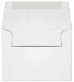 7008 - A-6 (4 3/4 x 6 1/2) - 24lb Ultra White FSC Announcement Envelope - 5000 per carton
