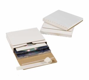 EJCM - Expandable CD Jewel Case Mailers 5-3/4 x 5-1/16 x variable - holds 1-4 - 200 per case