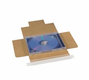 SJCM - Single CD Jewel Case Mailers 5-7/8 x 5-1/16 x 1/2 - 200 per case