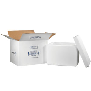 21 1/4 x 15 1/2 x 15 1/2" Insulated Shipping Kit