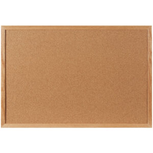 4 x 3' Cork Board with Oak Frame