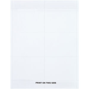 4 x 3" Paper Badge Inserts