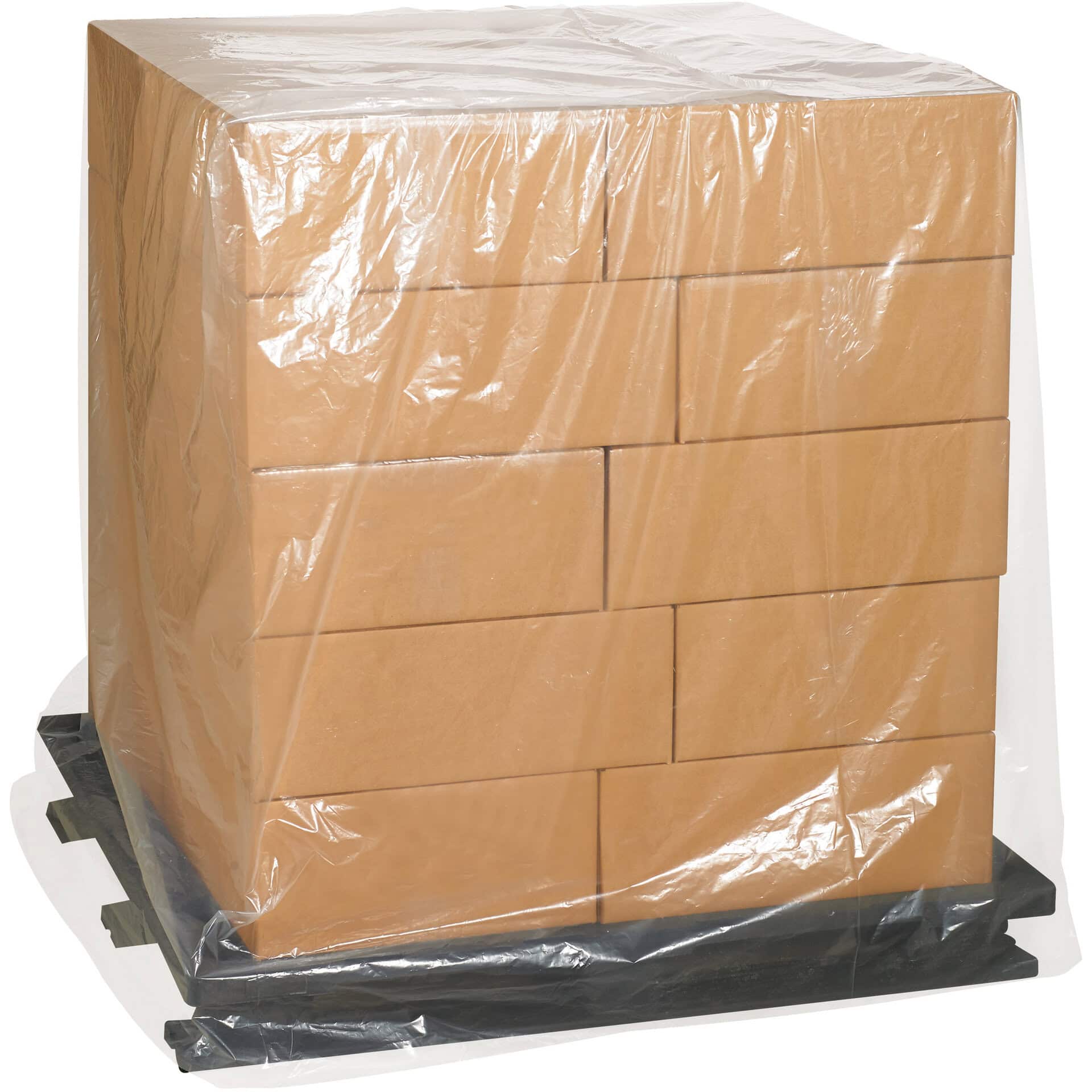 46 x 36 x 65" - 2 Mil Clear Pallet Covers