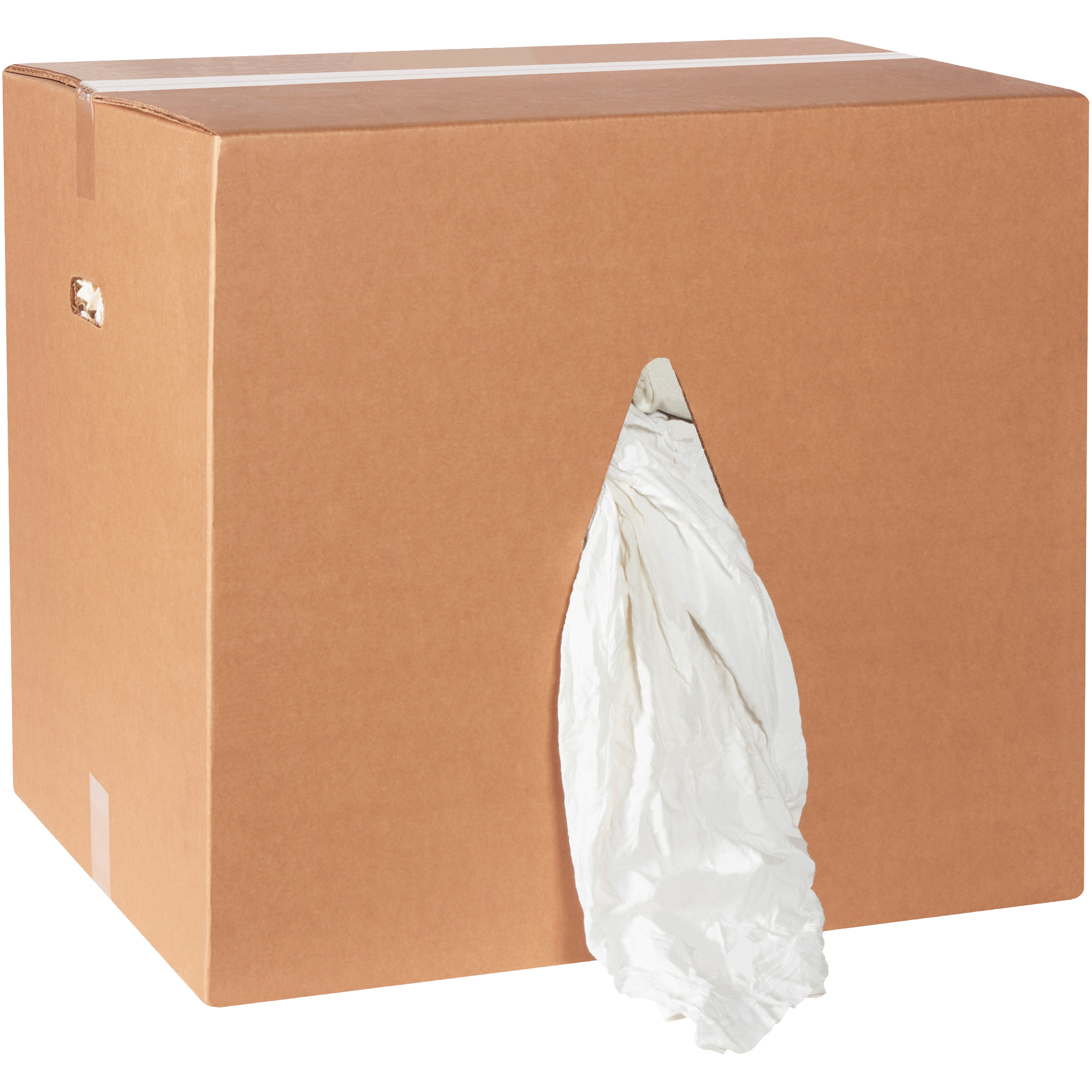 Box of Rags - Standard T-Shirt Rags - 50 lb. box | Hybrid Shipping Supplies