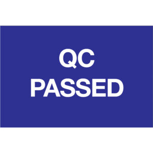 2 x 3" - "QC Passed" Labels