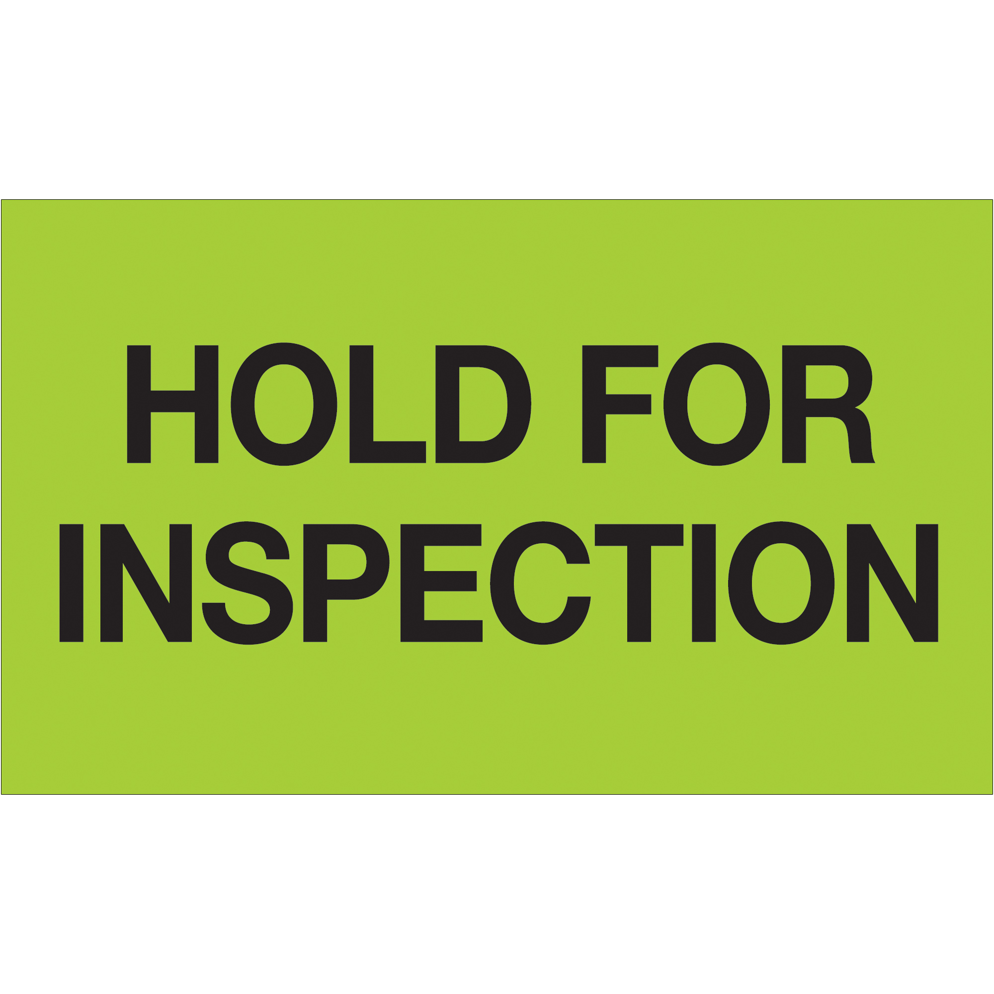 Shipping Inspection Label 3 x 5