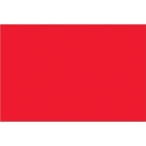 4 x 6" Fluorescent Red Inventory Rectangle Labels