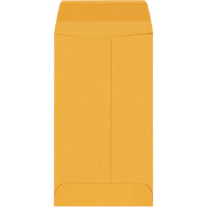3 1/8 x 5 1/2" Kraft Gummed Envelopes