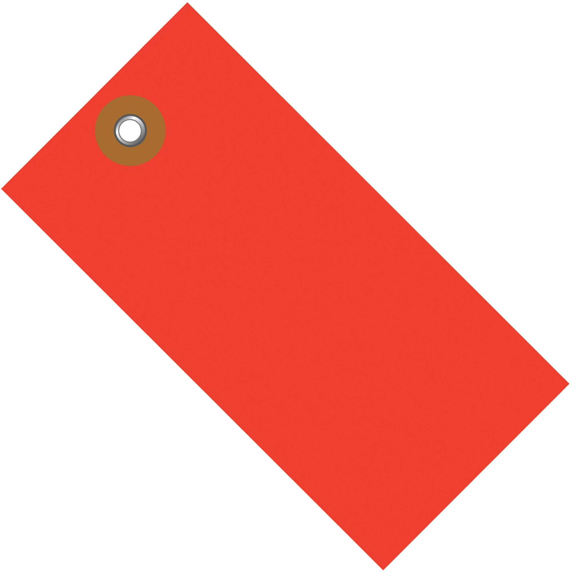 2 3/4 x 1 3/8" Red Tyvek® Shipping Tag