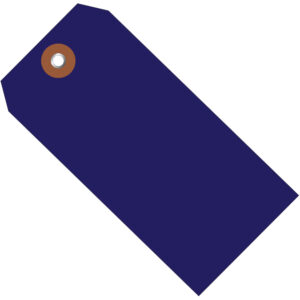 4 3/4 x 2 3/8" Blue Plastic Shipping Tags