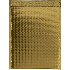 13 x 17 1/2" Gold Glamour Bubble Mailers