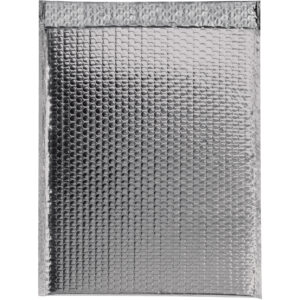 13 x 17 1/2" Silver Glamour Bubble Mailers