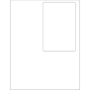 4 x 6” Label Size Integrated Labels