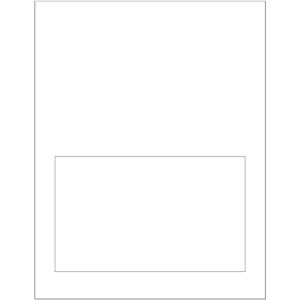 7 x 4 ¼” Label Size Integrated Labels